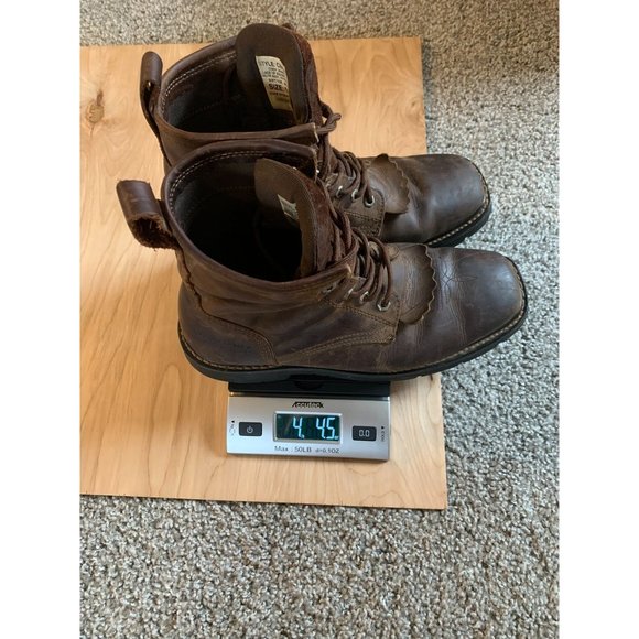 Cody James Lace Up Square Toe Kiltie Waterproof Boots 10.5 main image 9